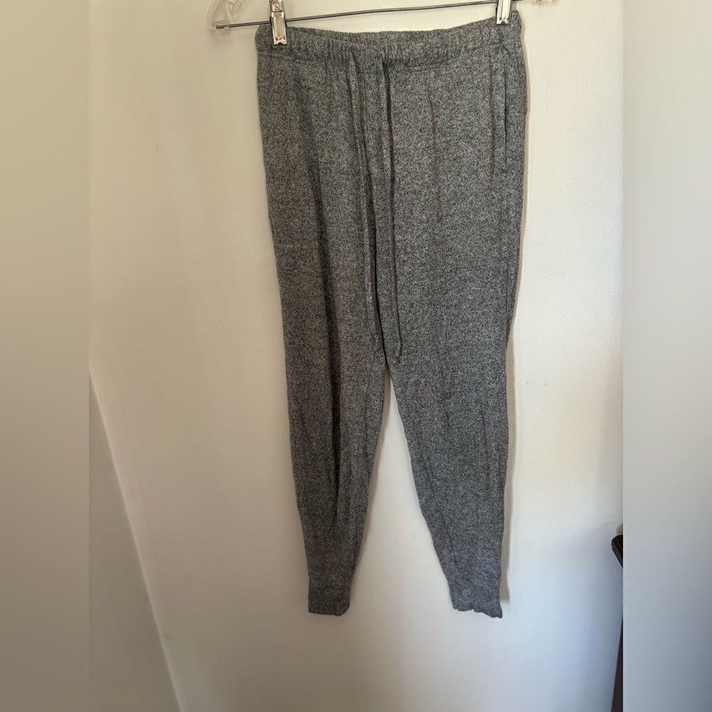 Aerie Drawstring Jogger Pants with Pockets Size XS Gray
